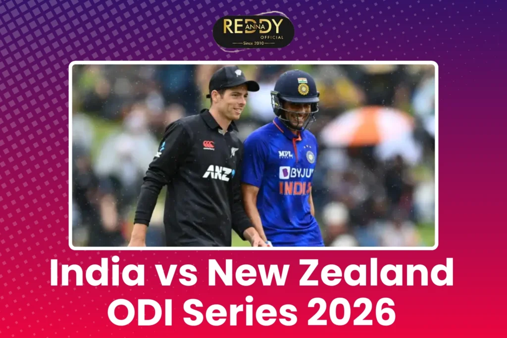 India vs New Zealand ODI Series 2026