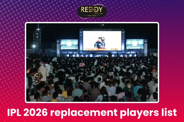 IPL 2026 replacement players
