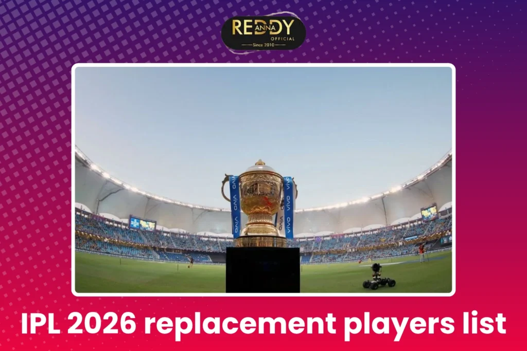 IPL 2026 replacement players list