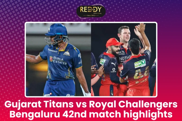 Gujarat Titans vs Royal Challengers Bengaluru 42nd