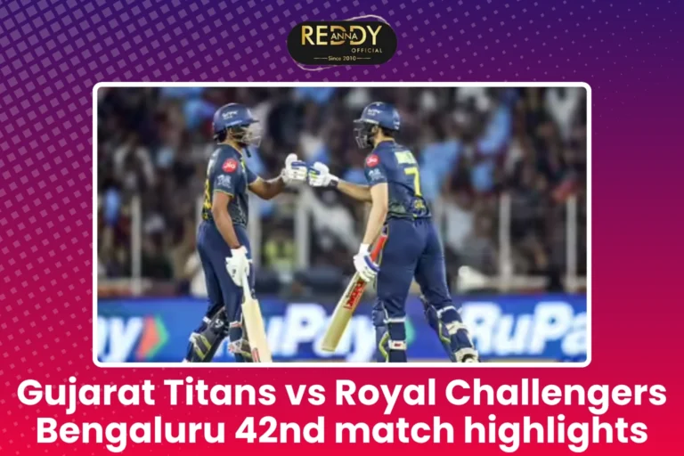 Gujarat Titans vs Royal Challengers Bengaluru 42nd match